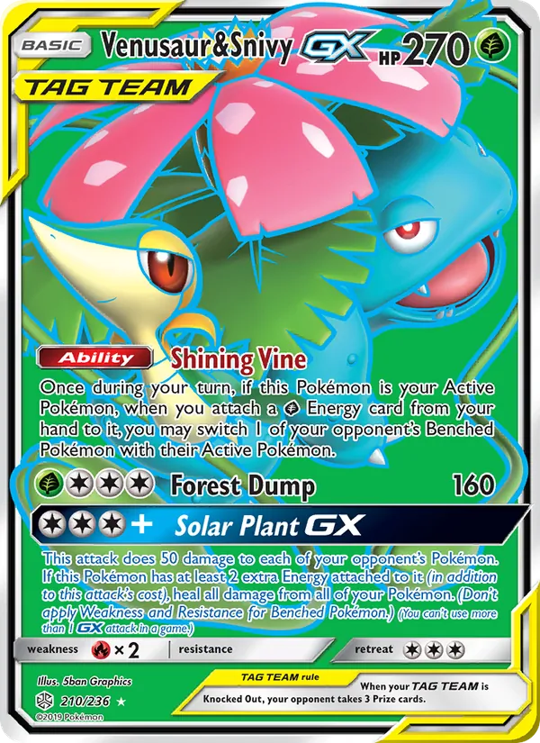 Venusaur & Snivy GX